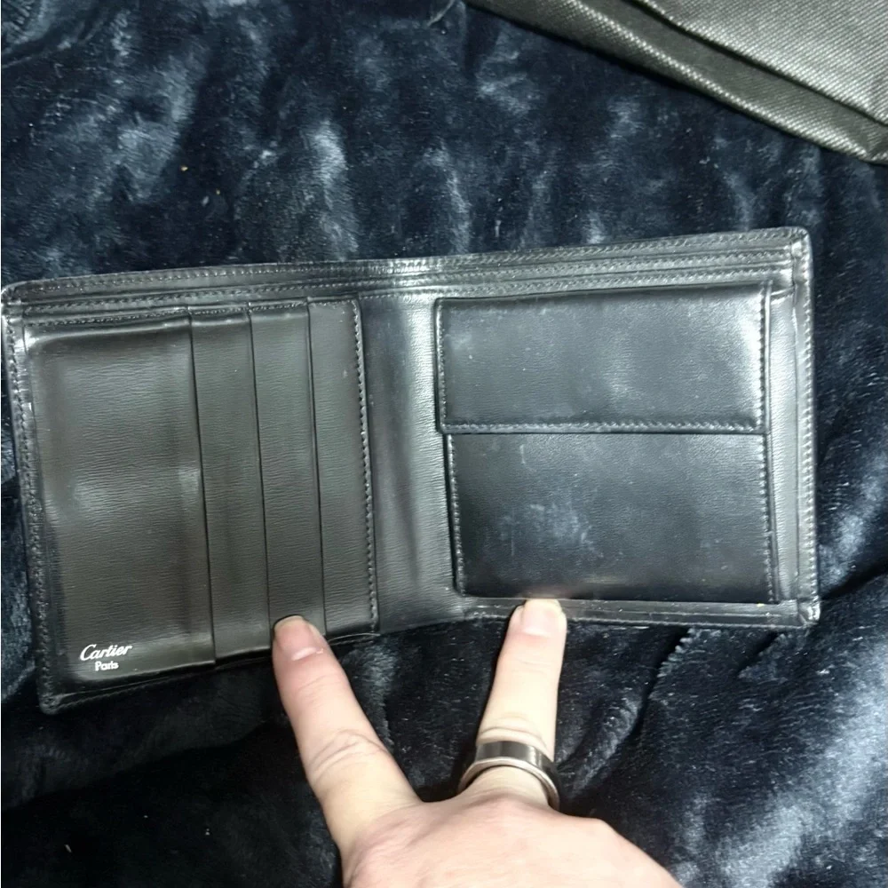 Cartier Black Leather Card Holder